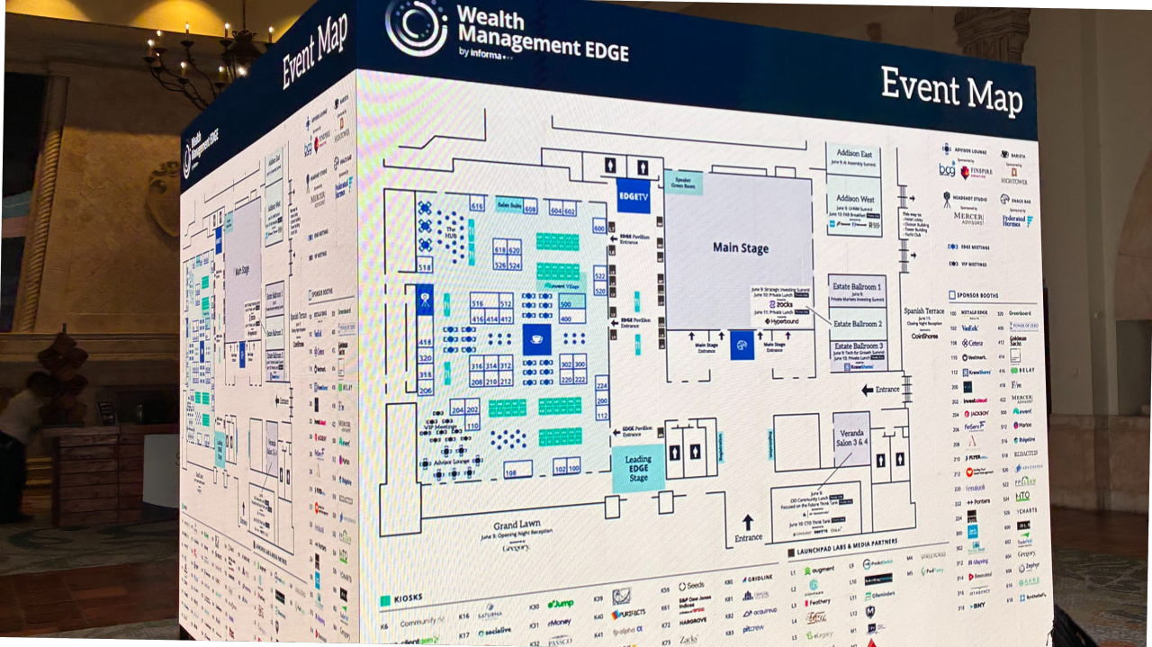 Wealth Management EDGE event floor map